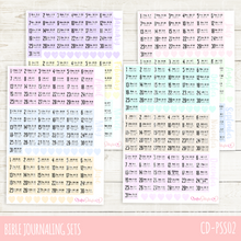 Load image into Gallery viewer, 365 Bible Reading Stickers Set for Bible Journaling