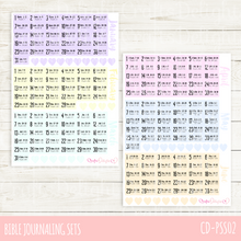 Load image into Gallery viewer, 365 Bible Reading Stickers Set for Bible Journaling